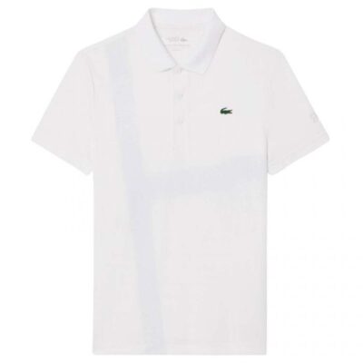 Polo Lacoste Novak Djokovic Ultra Dry Bianco