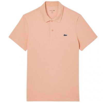 Polo Lacoste Regular Fit Cotone Beige Corallo