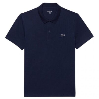 Polo Lacoste Regular Fit Cotone Blu Marino