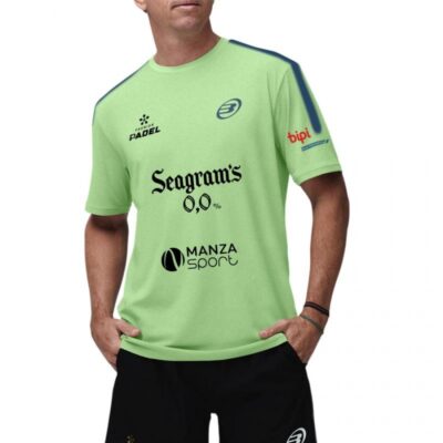 Maglietta Bullpadel Paquito Montse Verde Acido Vigore