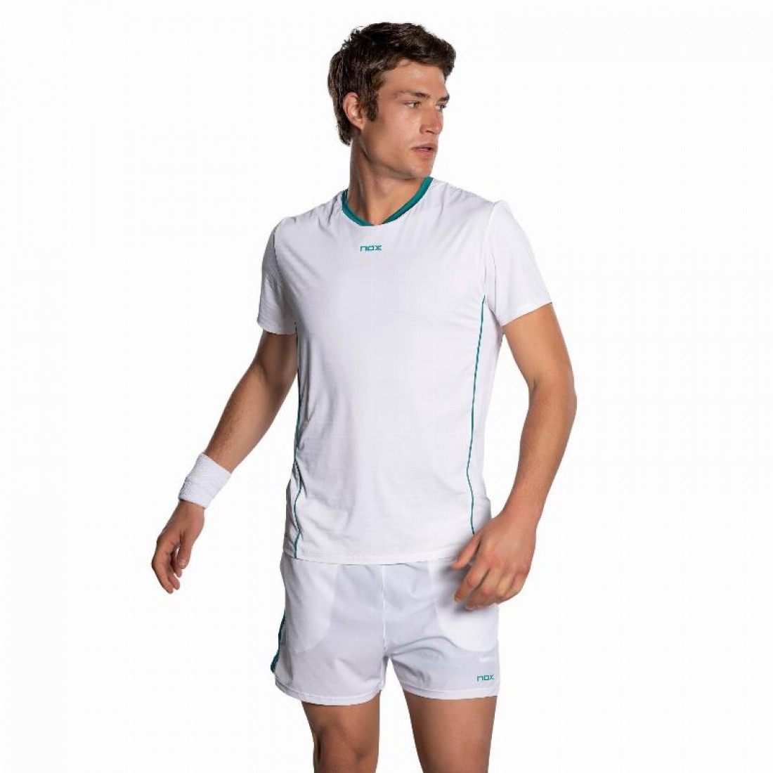 Maglietta Nox Pro Bianco Verde Ivy - immagine 3