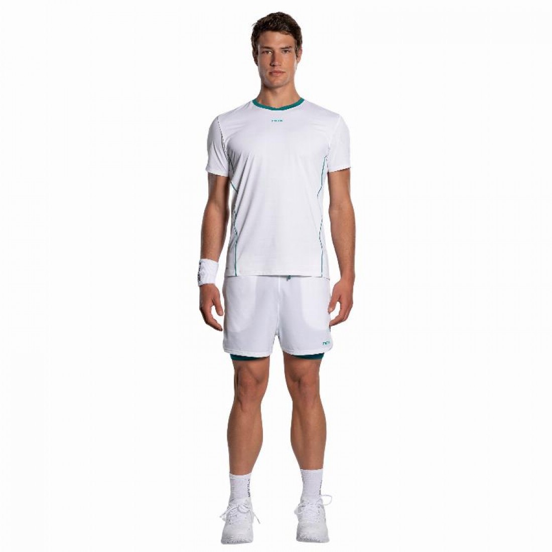 Maglietta Nox Pro Bianco Verde Ivy - immagine 4