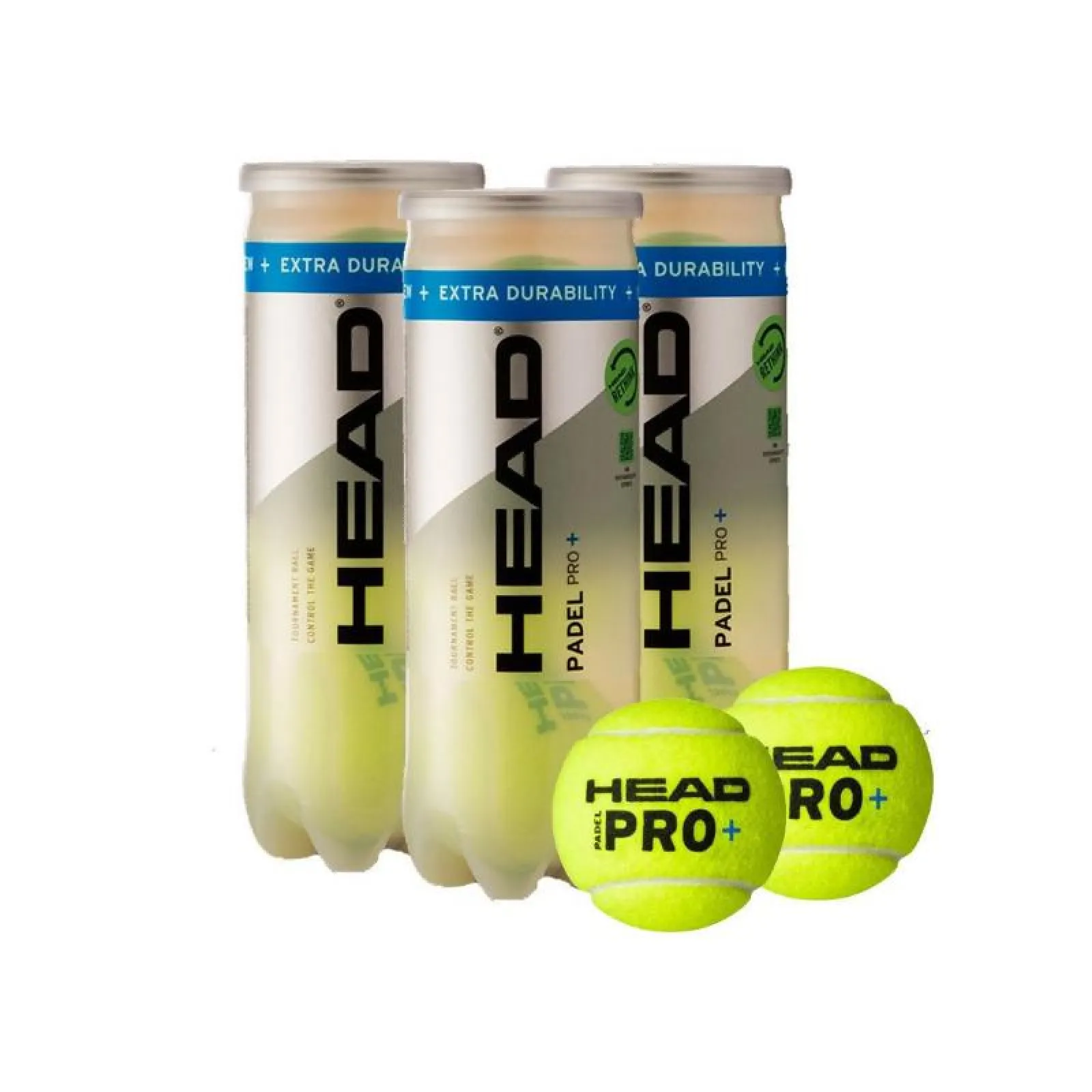 Tre Tubi Palline da padel Head Padel Pro+