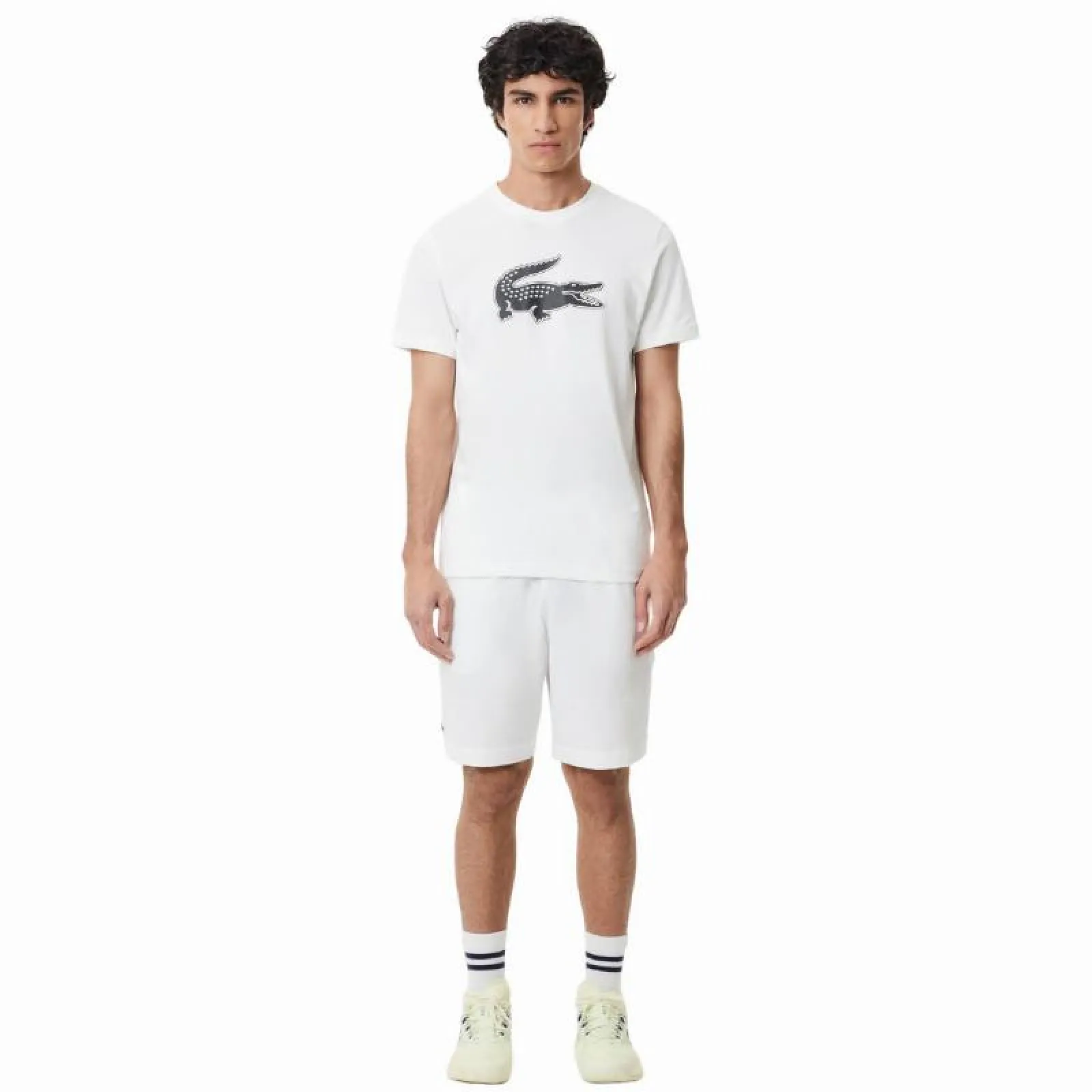Pantaloncini Lacoste Sport Ultra Dry Bianco - immagine 3